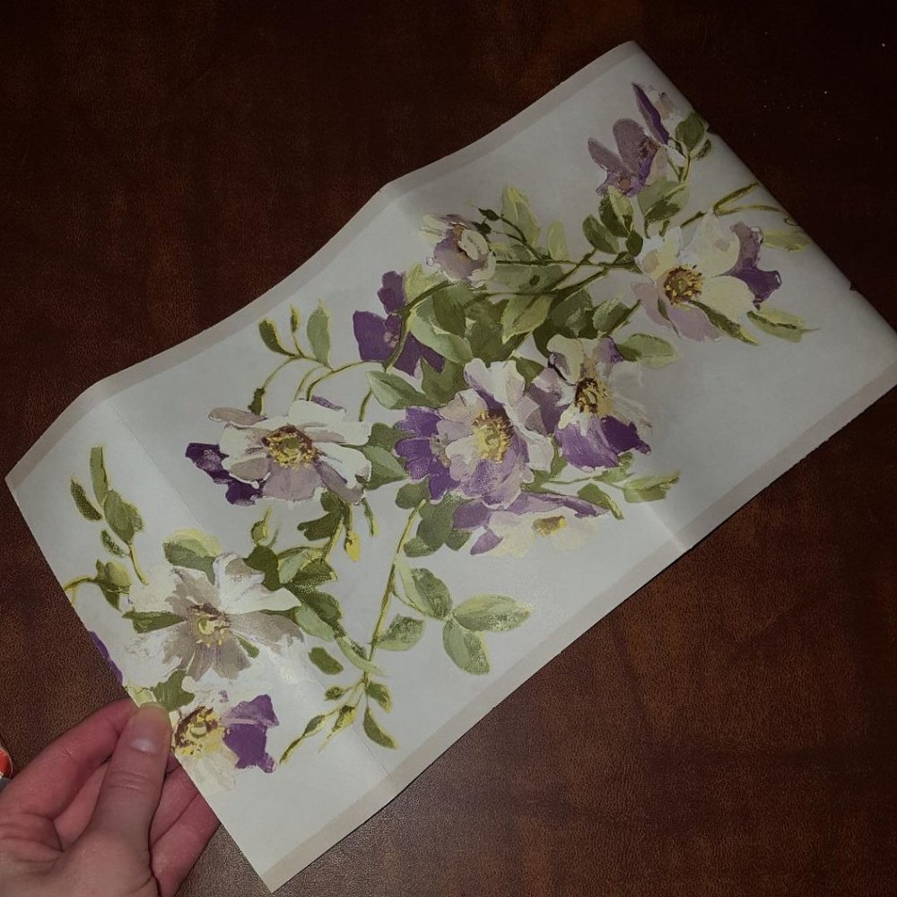 COPY - SALE!!! Floral Wallpaper Border
